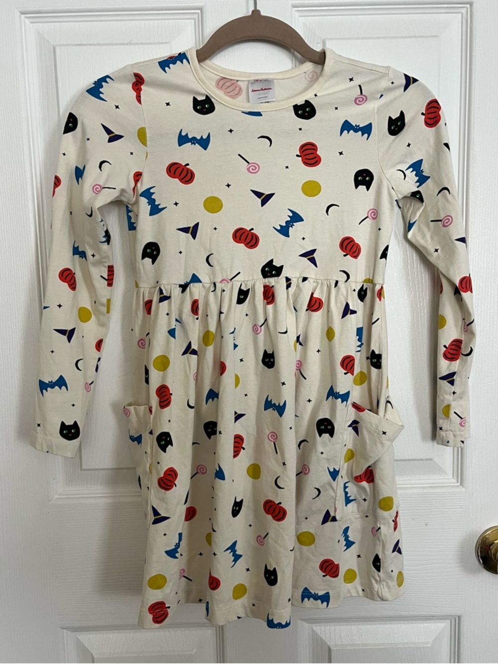 Hanna Andersson Girls Halloween Long Sleeve Dress